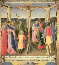 Christus am Kreuz zwischen den beiden Dieben (Detail)