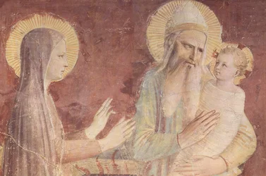 Die Darstellung im Tempel (Detail)