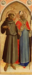 Heiliger Franziskus und ein Bischofsheiliger