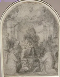 Madonna mit Kind und Heiligen