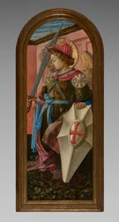 Tafel aus einem Triptychon: Der Erzengel Michael