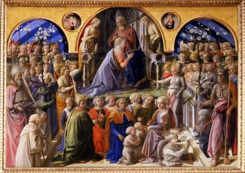 Die Krönung der Jungfrau, zwischen 1439 und 1447