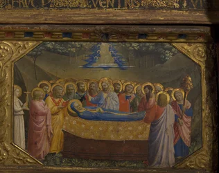 Der Tod der Jungfrau, Das Verkündigungsretabel mit 5 Predellenszenen, 1430-1432