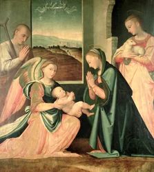 Die Heilige Familie mit St. Agnes