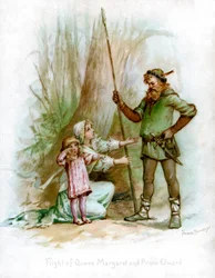 Flucht von Königin Margarete und Prinz Edward, 1897