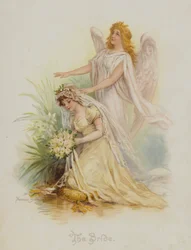 Die Braut (Chromolithografie)