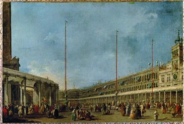 Der Doge von Venedig folgt der Prozession des Corpus Domini