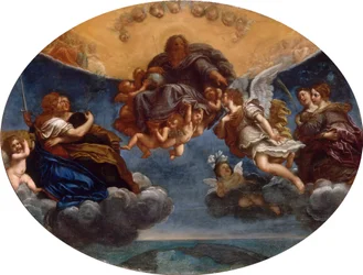 Der ewige Vater und der Erzengel Gabriel