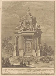 Die Prima Macchina für die Chinea von 1782: Der Tempel des Janus..., 1782