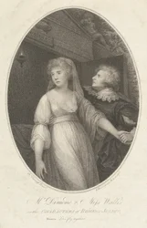 Mr. Dimond und Miss Wallis in den Rollen von Romeo und Julia