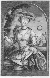 Junge Frau, ca. 1740-1810