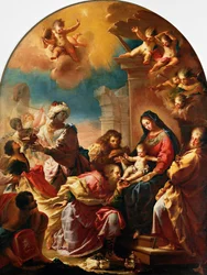 Anbetung der Heiligen Drei Könige, Kirche Santa Maria Assunta in Montedomini, Florenz, Toskana, Italien