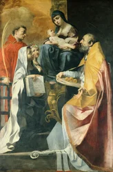 Madonna mit vier Heiligen