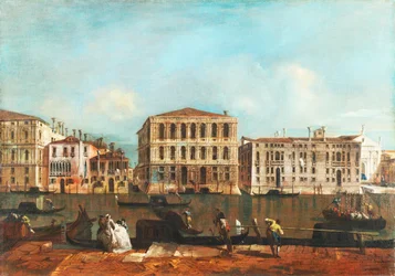 Venedig: Der Große Kanal mit Palazzo Pesaro