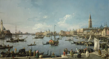 Blick auf das Bacino di San Marco, Venedig
