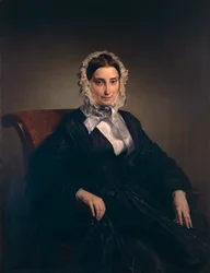 Porträt von Teresa Borri (zweite Frau von Alessandro Manzoni)