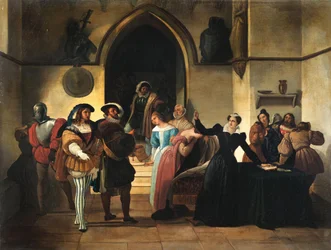 Stuart wird zum Tode verurteilt, um 1857