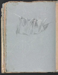 Verona Skizzenbuch: Draperiestudie Seite 48, 1760
