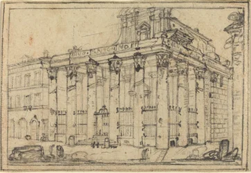 Der Tempel des Antoninus und Faustina