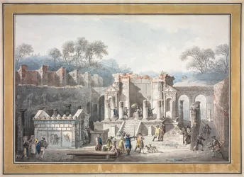 Der Tempel der Isis in Pompeji, 1788