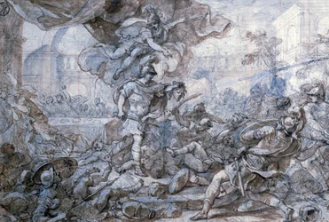 Perseus hält den Kopf der Medusa hoch, 18. Jahrhundert