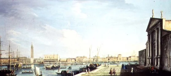 Das Bacino di San Marco mit dem Dogenpalast und der Riva degli Schiavoni