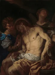 Toter Christus von Engeln gestützt, ca. 1710