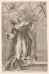 Die heilige Katharina von Siena empfängt die Stigmata