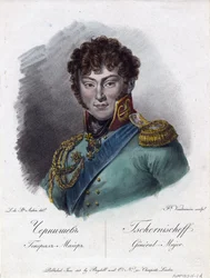 Porträt von Graf Alexander Iwanowitsch Tschernyschow