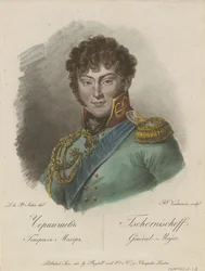Porträt von Graf Alexander Iwanowitsch Tschernyschow 1786-1857, 1813