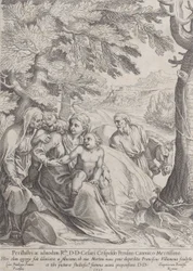 Die Rast auf der Flucht nach Ägypten, 1597