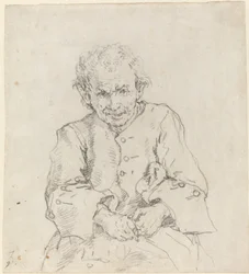 Sitzender Bauer