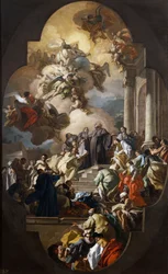Vision des heiligen Benedikt