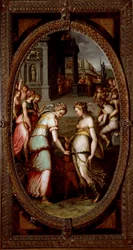 Juno leiht sich den Gürtel der Venus