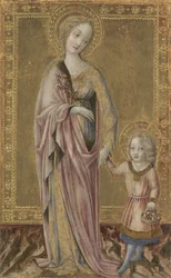 Heilige Dorothea und das Jesuskind, ca. 1460
