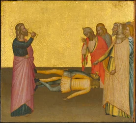 Johannes der Evangelist und der vergiftete Kelch, ca. 1370-1380