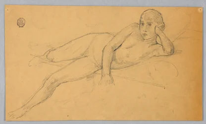 Studie einer nackten Figur