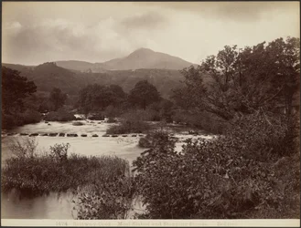 Bettws-y-Coed. Moel Siabod und Trittsteine