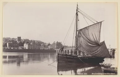 Bideford-Brücke vom Flussufer