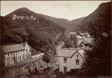 Lynmouth vom Mars Hill aus