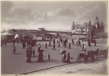 Rhyl. Der Pavillon und der Pier