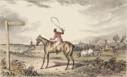 Illustrationen zu Nimrod über den Zustand der Jäger, ergänzend zur Ausgabe von C. J. Apperley von 1834