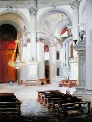 Innenansicht der Salute, Venedig