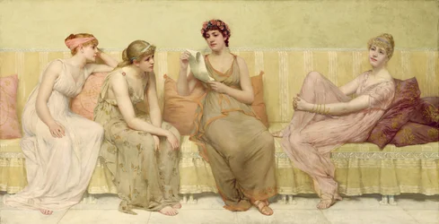 Die Geschichte von Oenone lesen, ca. 1883