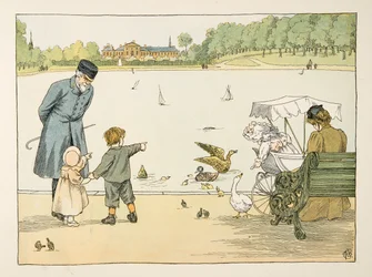 Der Parkwächter, aus Vierundzwanzig Arbeiter, veröffentlicht 1900