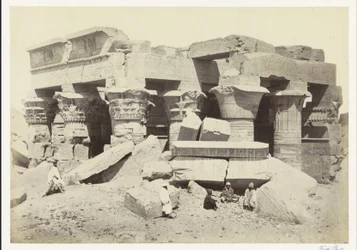 Ansicht des Tempels von Kom Ombo