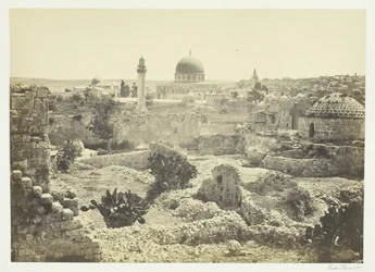 Jerusalem von der Stadtmauer, 1857