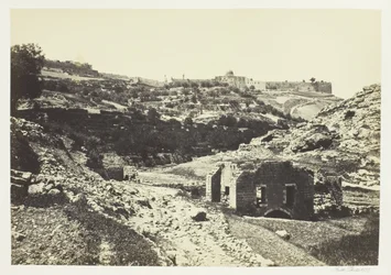 Jerusalem von der Mauer von En-Rogel