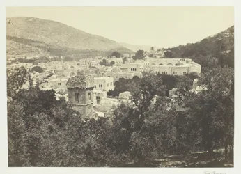 Nablus, das antike Sichem, 1857