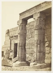 Portikus des Tempels von Goorneh, 1858-62